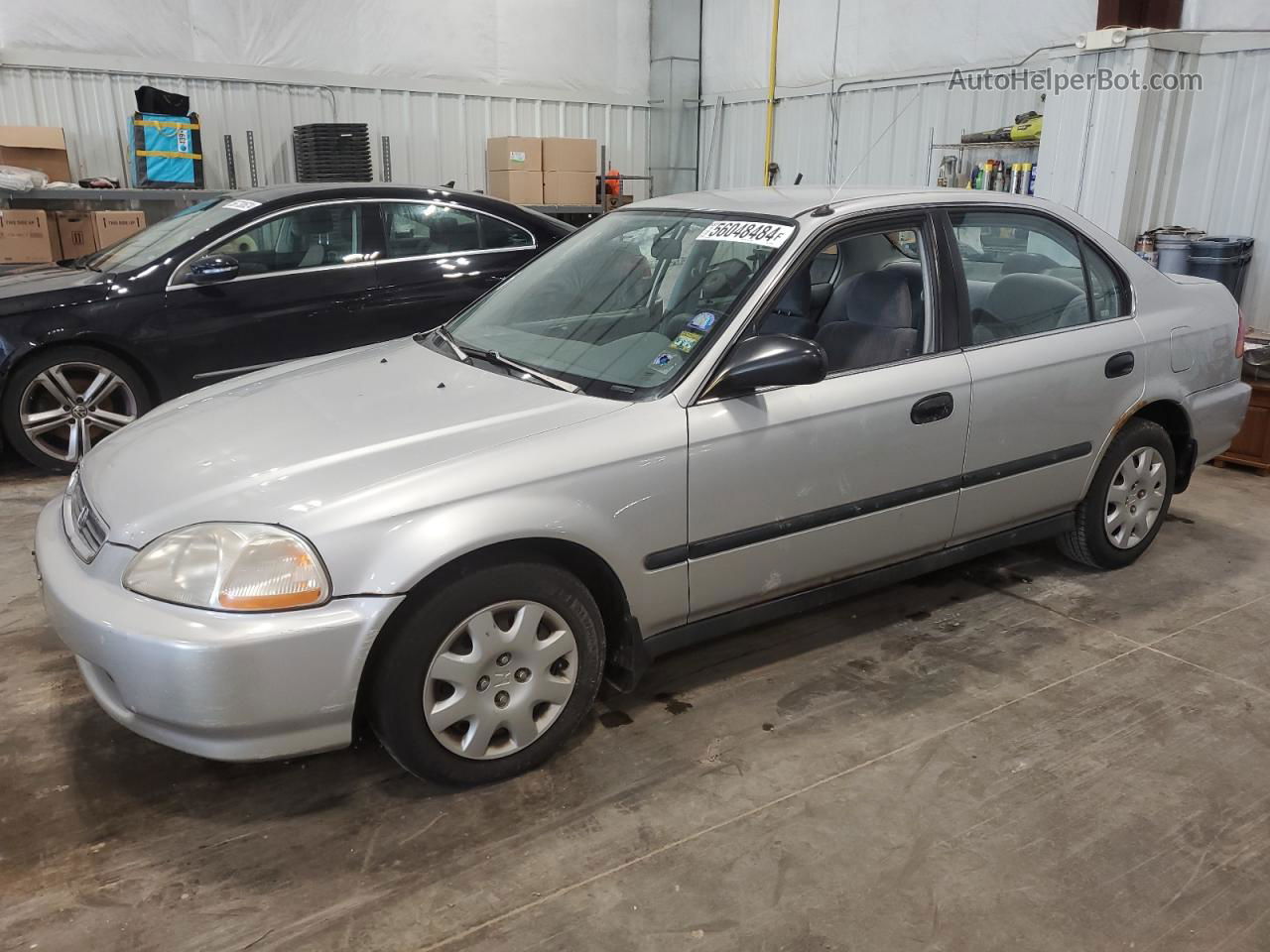 1998 Honda Civic Lx Silver vin: 1HGEJ6570WL010905