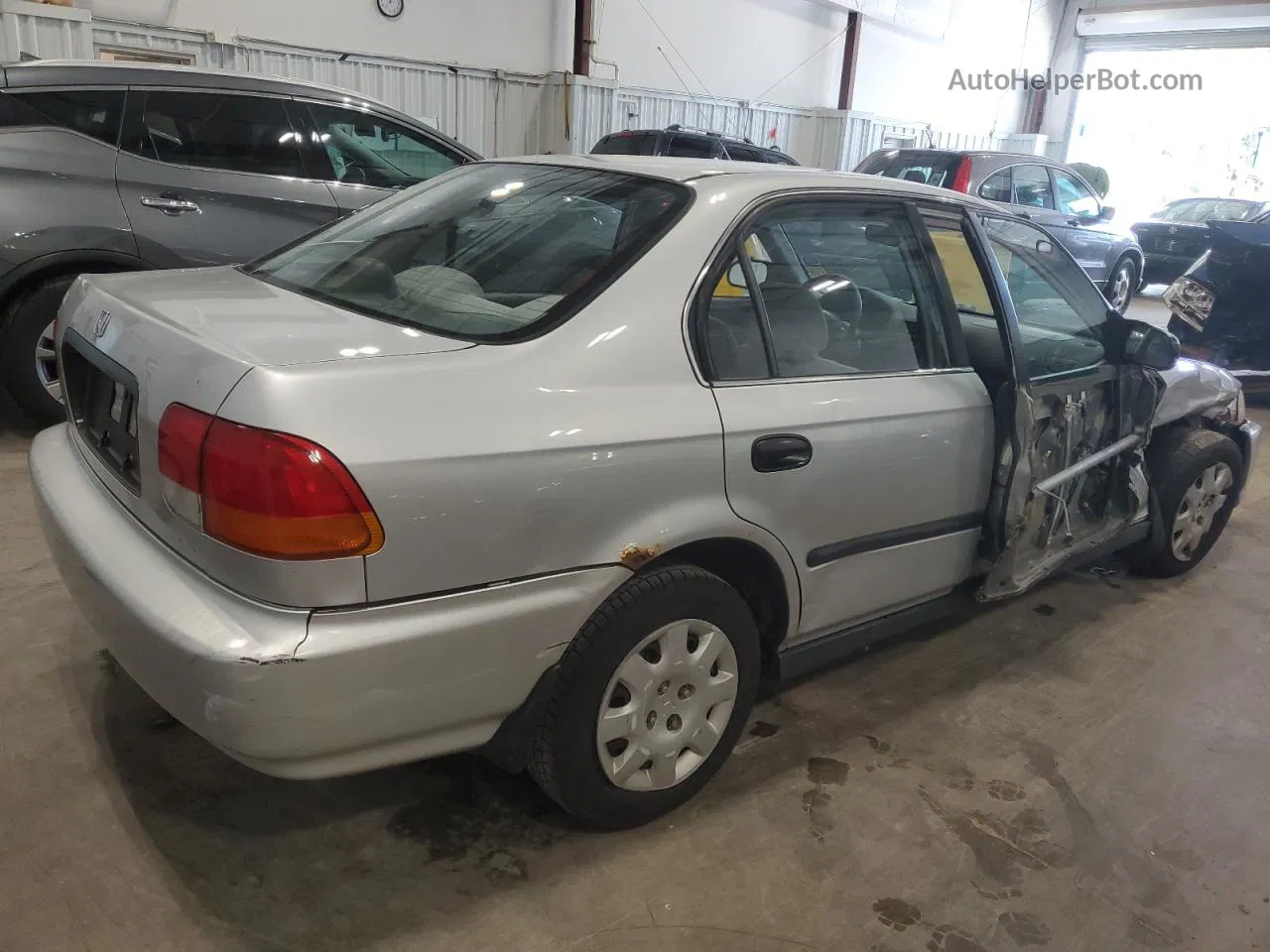 1998 Honda Civic Lx Silver vin: 1HGEJ6570WL010905