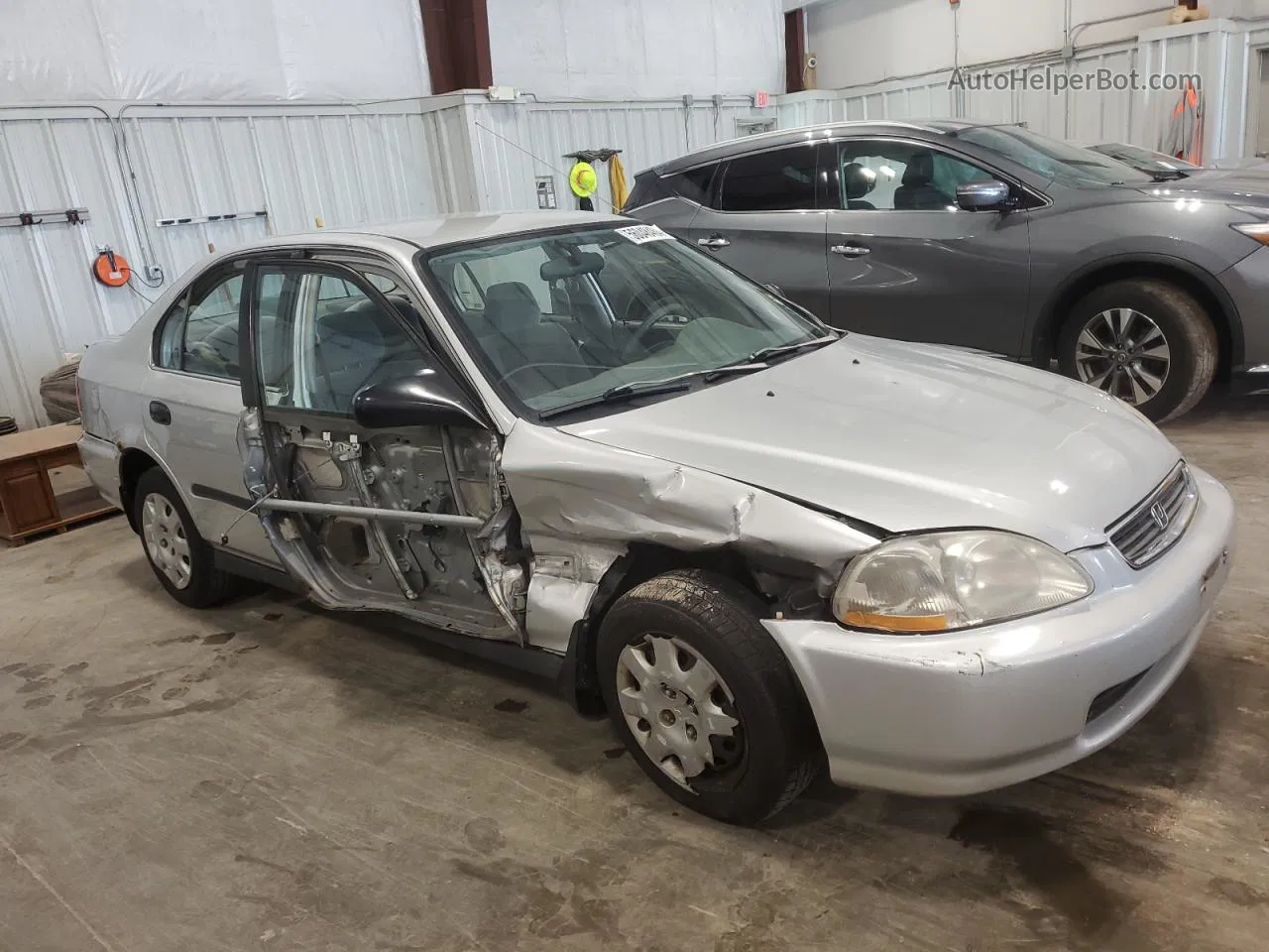 1998 Honda Civic Lx Silver vin: 1HGEJ6570WL010905