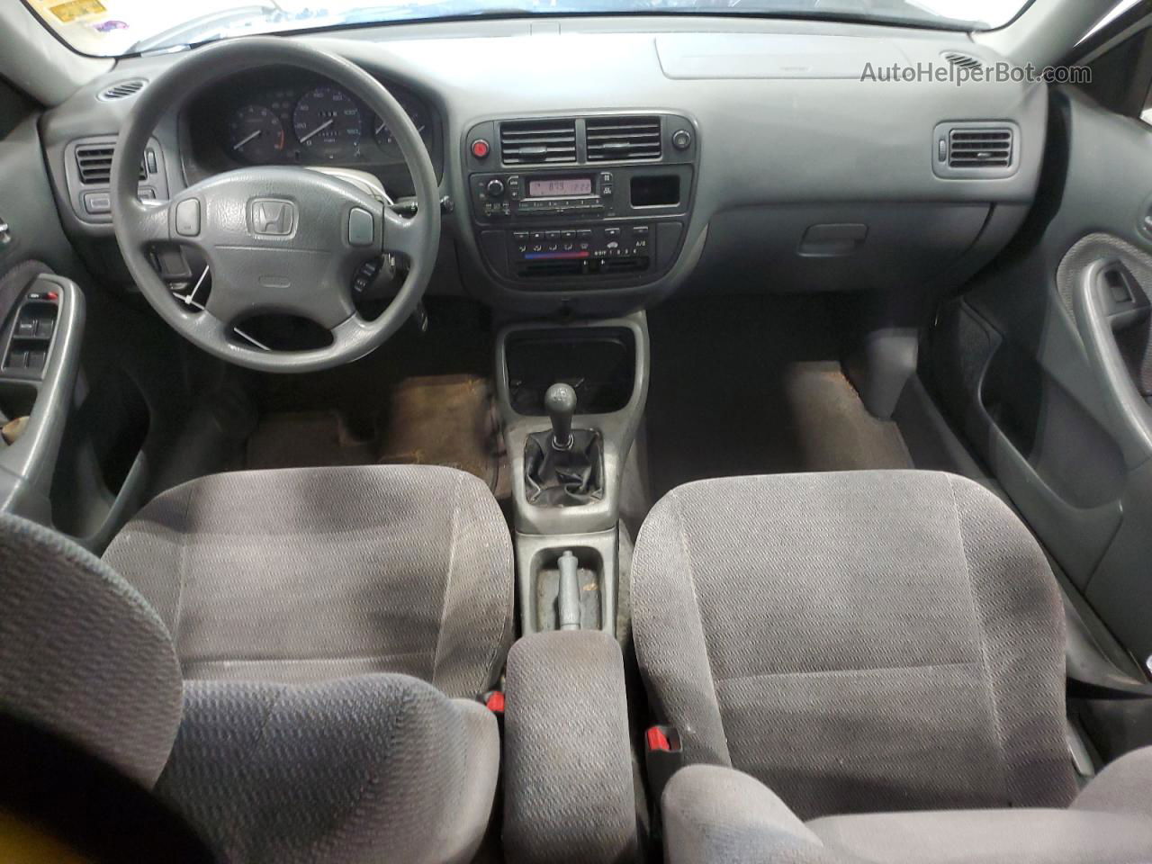 1998 Honda Civic Lx Silver vin: 1HGEJ6570WL010905