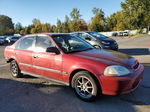 1998 Honda Civic Lx Red vin: 1HGEJ6573WL017041