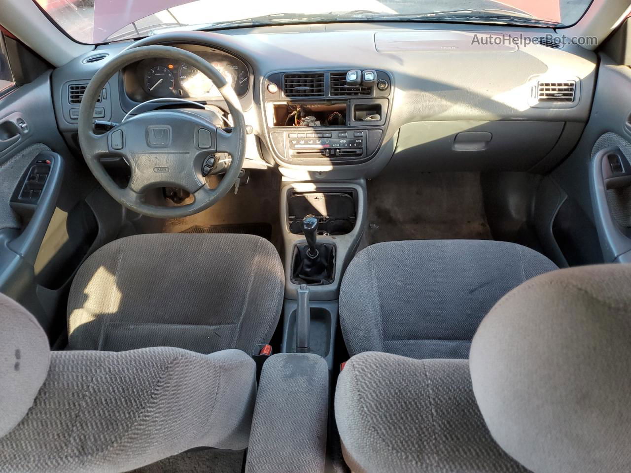 1998 Honda Civic Lx Красный vin: 1HGEJ6573WL017041