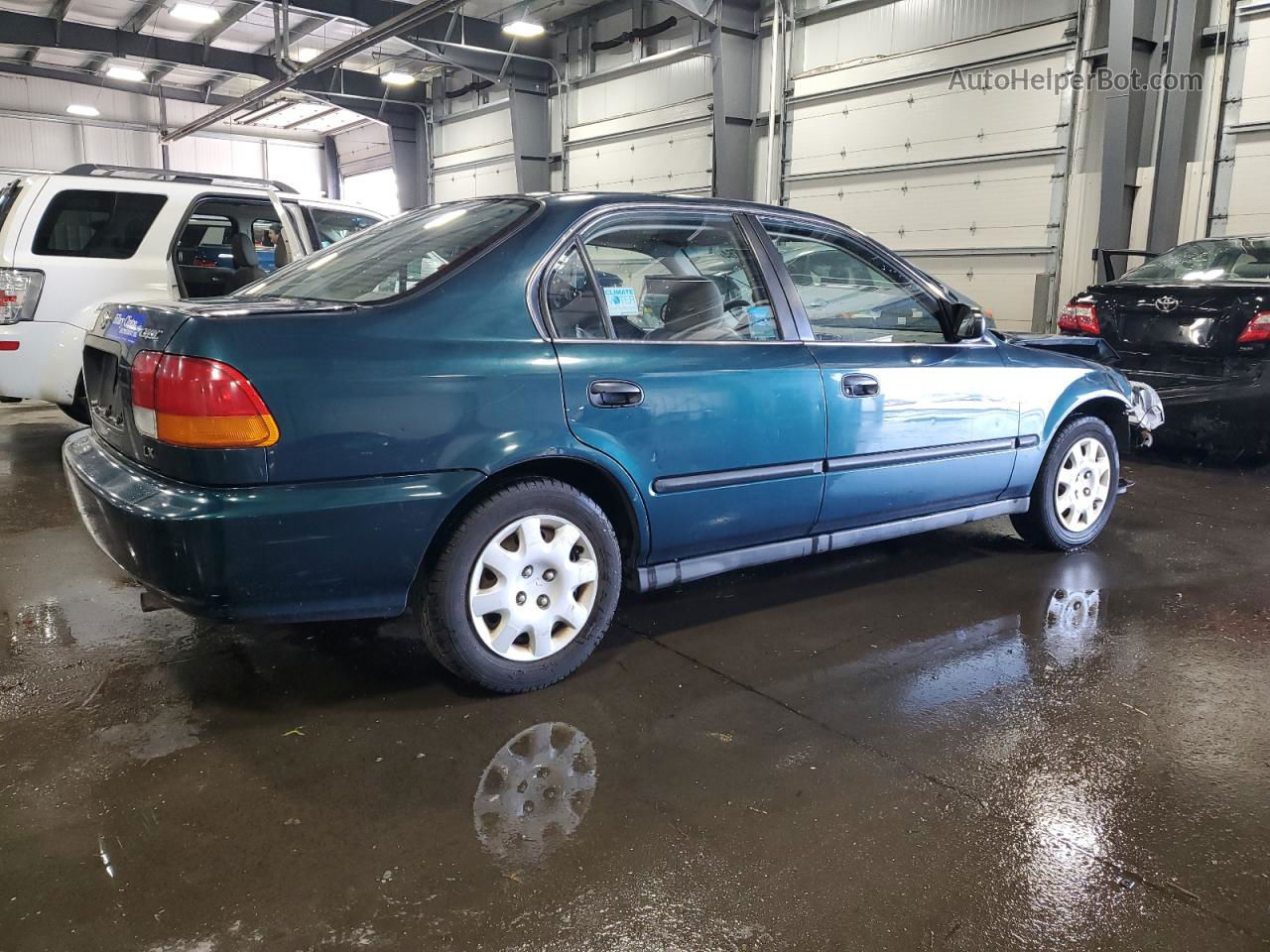 1998 Honda Civic Lx Green vin: 1HGEJ6578WL016614