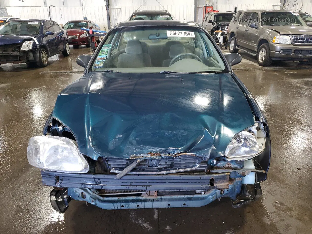 1998 Honda Civic Lx Green vin: 1HGEJ6578WL016614