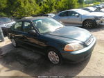 1998 Honda Civic Lx Green vin: 1HGEJ6578WL031257