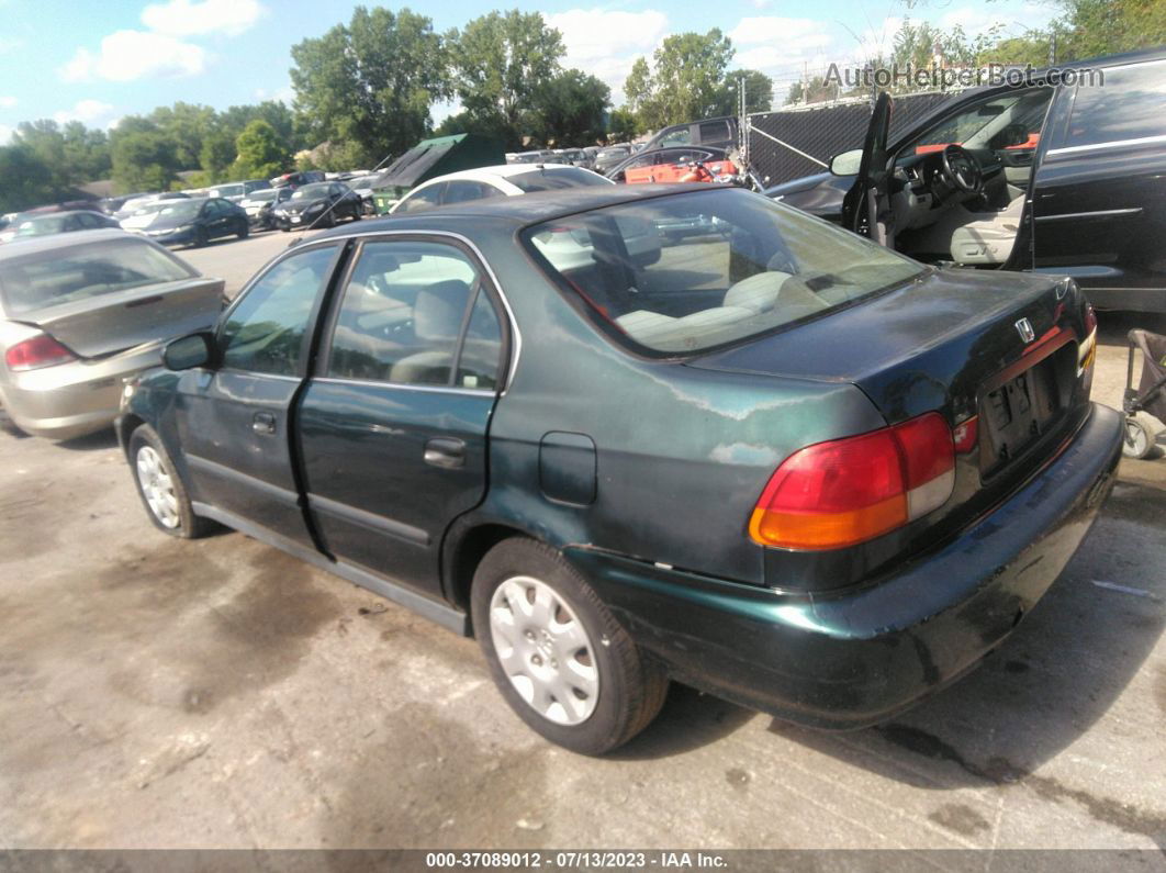 1998 Honda Civic Lx Green vin: 1HGEJ6578WL031257