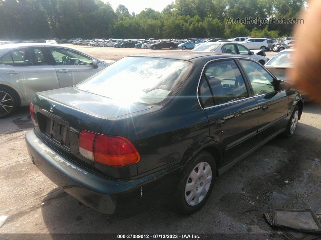 1998 Honda Civic Lx Green vin: 1HGEJ6578WL031257