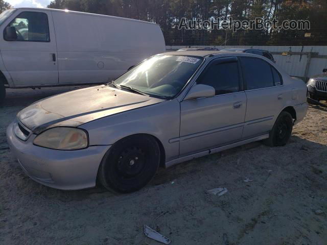 1998 Honda Civic Lx Silver vin: 1HGEJ6579WL029727