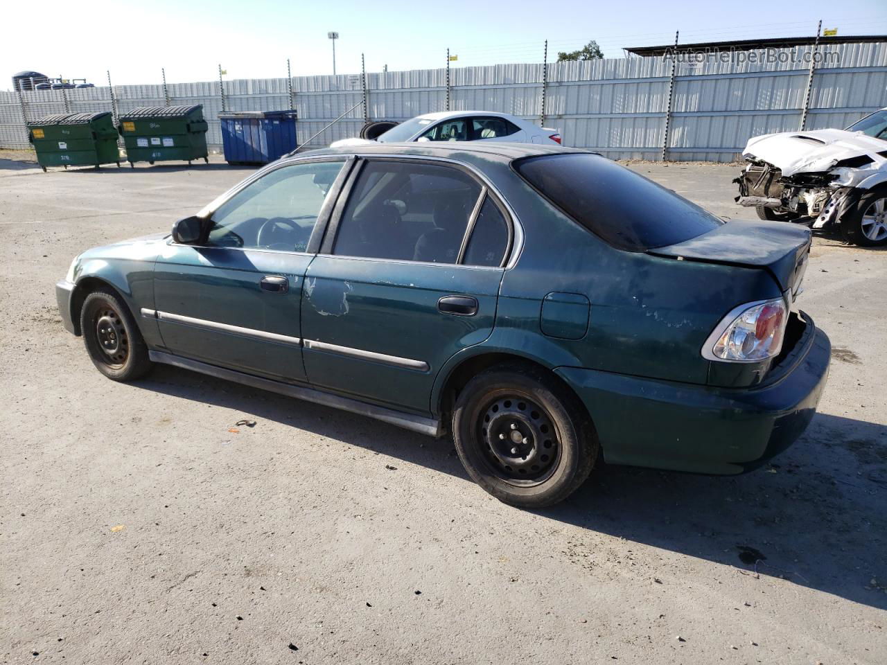 1996 Honda Civic Lx Green vin: 1HGEJ6600TL009296