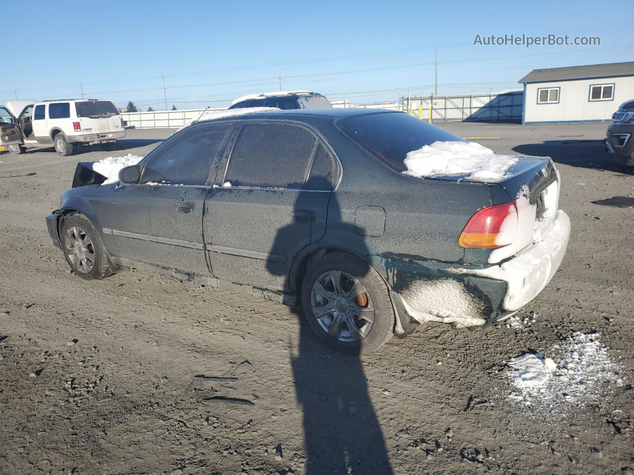 1996 Honda Civic Lx Green vin: 1HGEJ6601TL000851