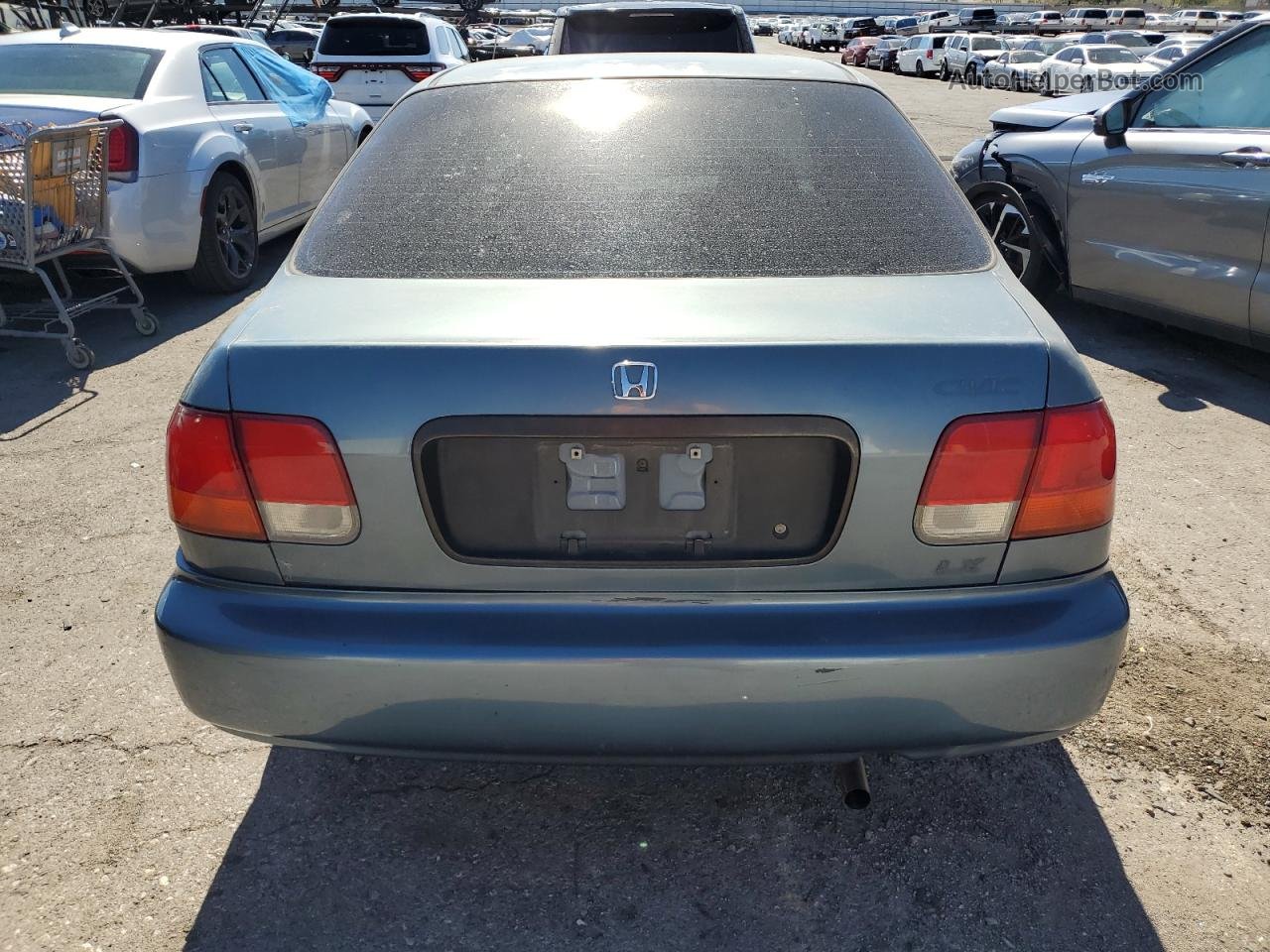1996 Honda Civic Lx Blue vin: 1HGEJ6604TL045458