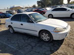 1996 Honda Civic Lx White vin: 1HGEJ6609TL001908