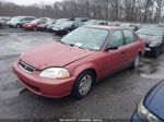 1996 Honda Civic Lx Red vin: 1HGEJ6609TL014173