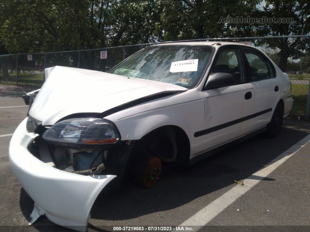 1998 Honda Civic Dx White vin: 1HGEJ6621WL009619