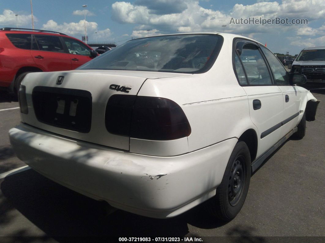 1998 Honda Civic Dx White vin: 1HGEJ6621WL009619