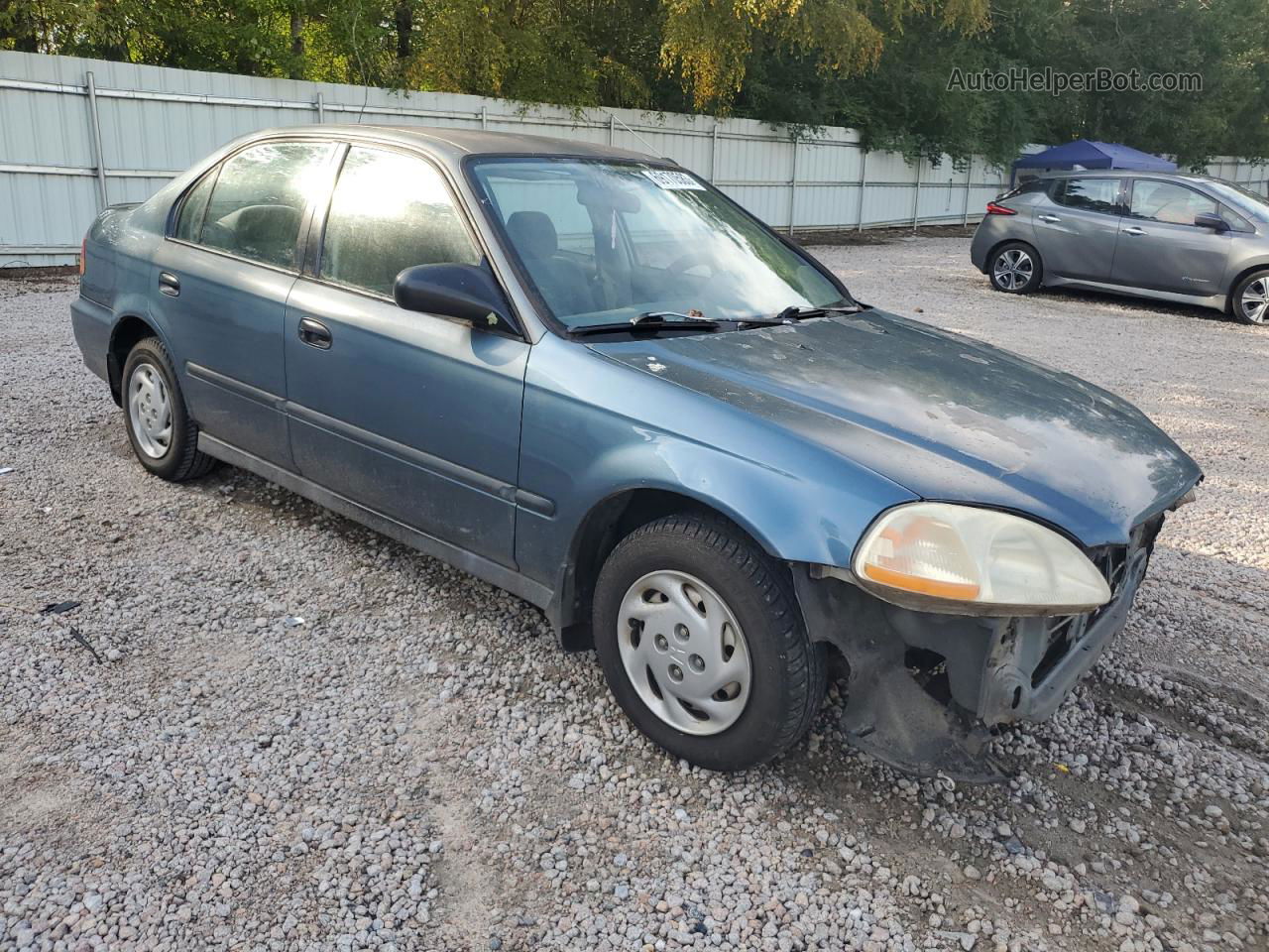 1996 Honda Civic Dx Blue vin: 1HGEJ6622TL051664