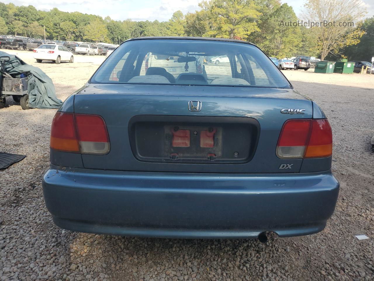 1996 Honda Civic Dx Blue vin: 1HGEJ6622TL051664