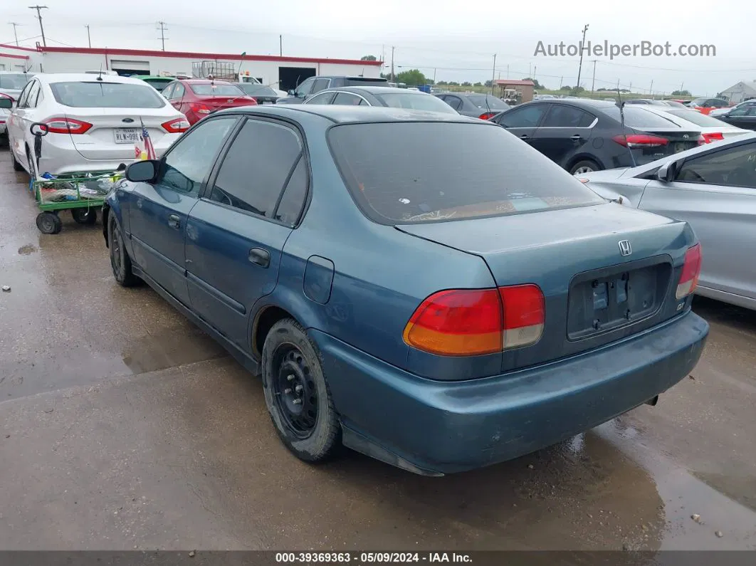 1998 Honda Civic Dx Green vin: 1HGEJ6622WL035727