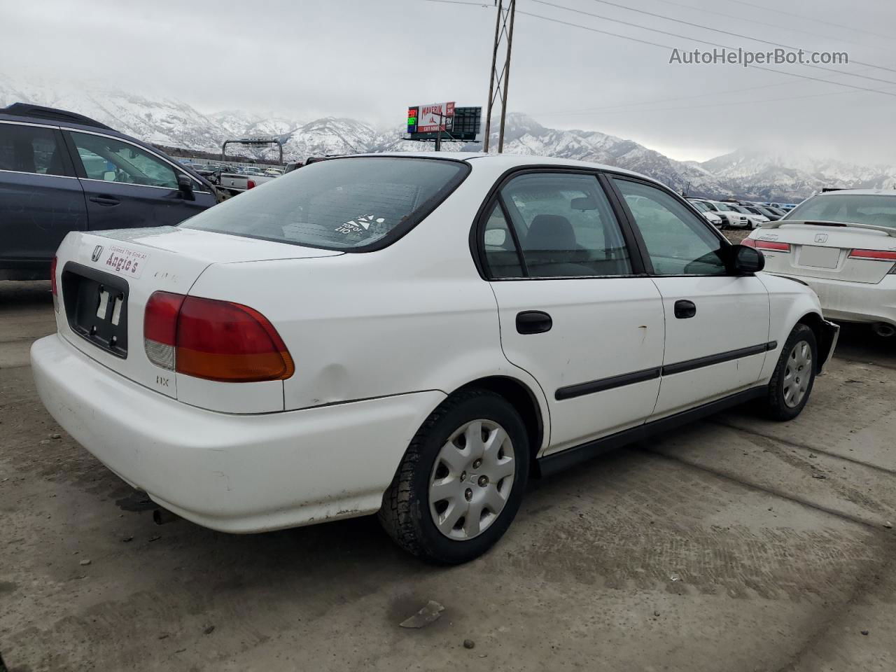 1998 Honda Civic Dx Белый vin: 1HGEJ6625WL030361