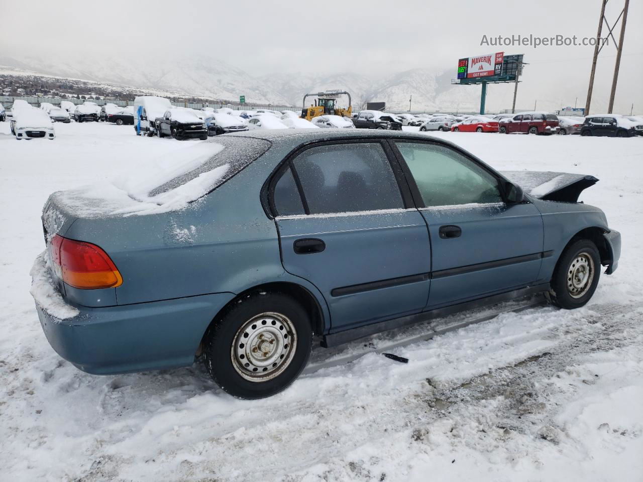 1996 Honda Civic Dx Teal vin: 1HGEJ6628TL028292