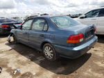 1998 Honda Civic Dx Blue vin: 1HGEJ6628WL024585