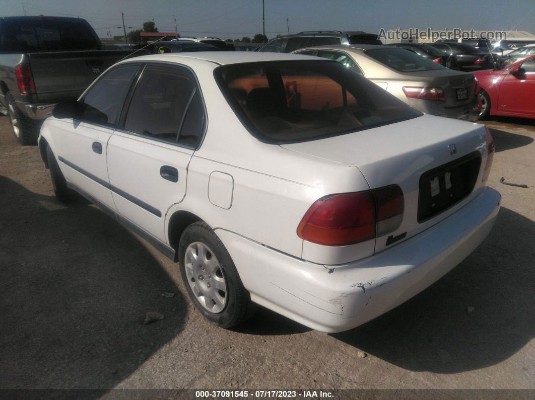 1998 Honda Civic Lx White vin: 1HGEJ6670WL010367