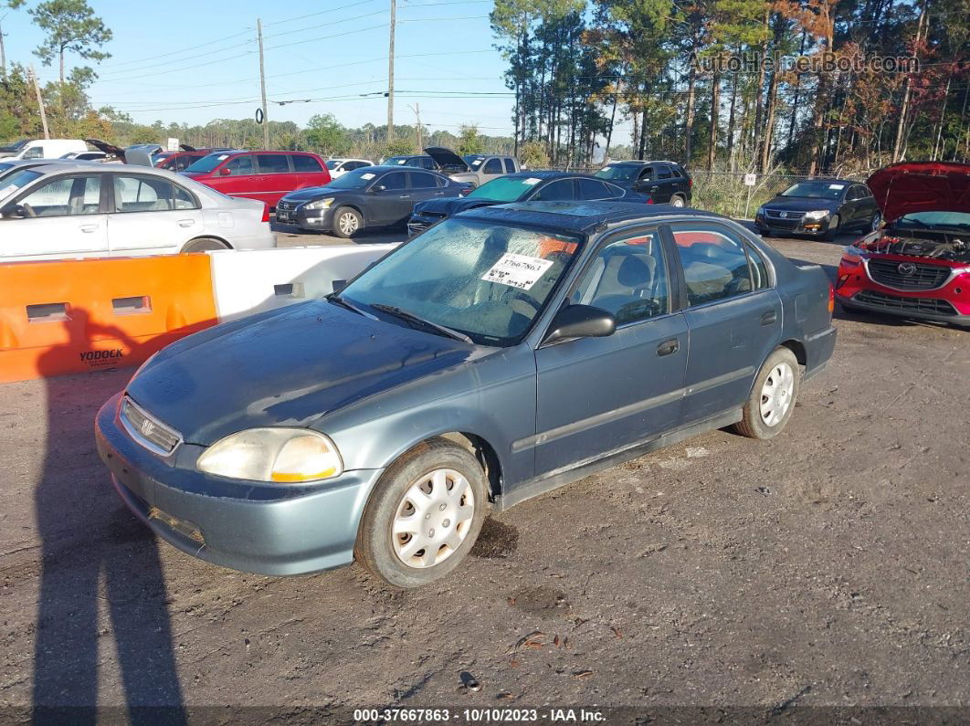 1998 Honda Civic Lx Зеленый vin: 1HGEJ6670WL020719