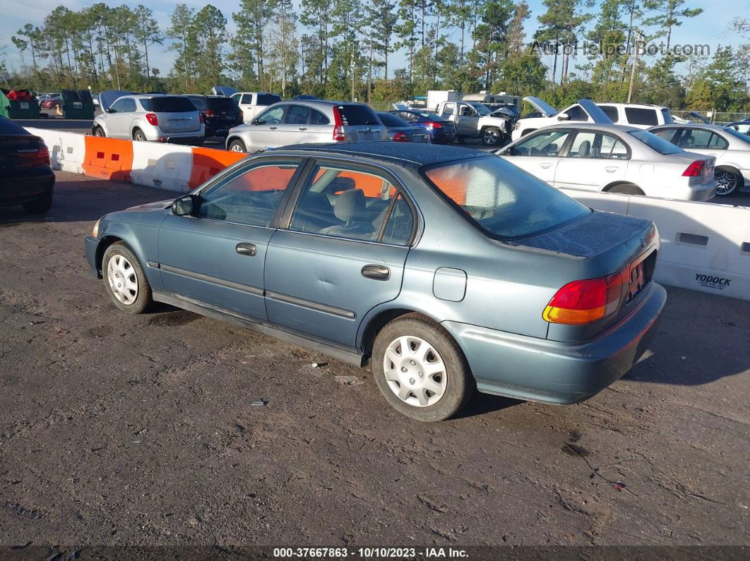 1998 Honda Civic Lx Зеленый vin: 1HGEJ6670WL020719