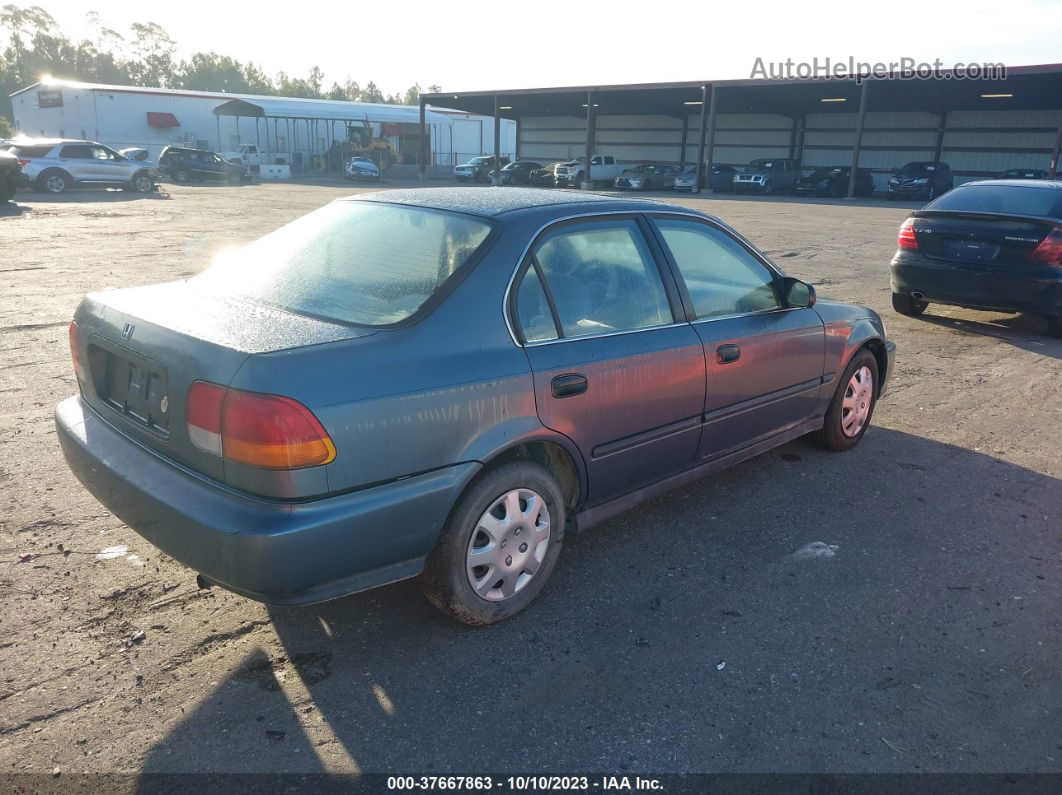 1998 Honda Civic Lx Зеленый vin: 1HGEJ6670WL020719