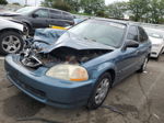 1998 Honda Civic Lx Blue vin: 1HGEJ6670WL032000