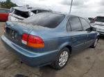 1998 Honda Civic Lx Blue vin: 1HGEJ6670WL032000