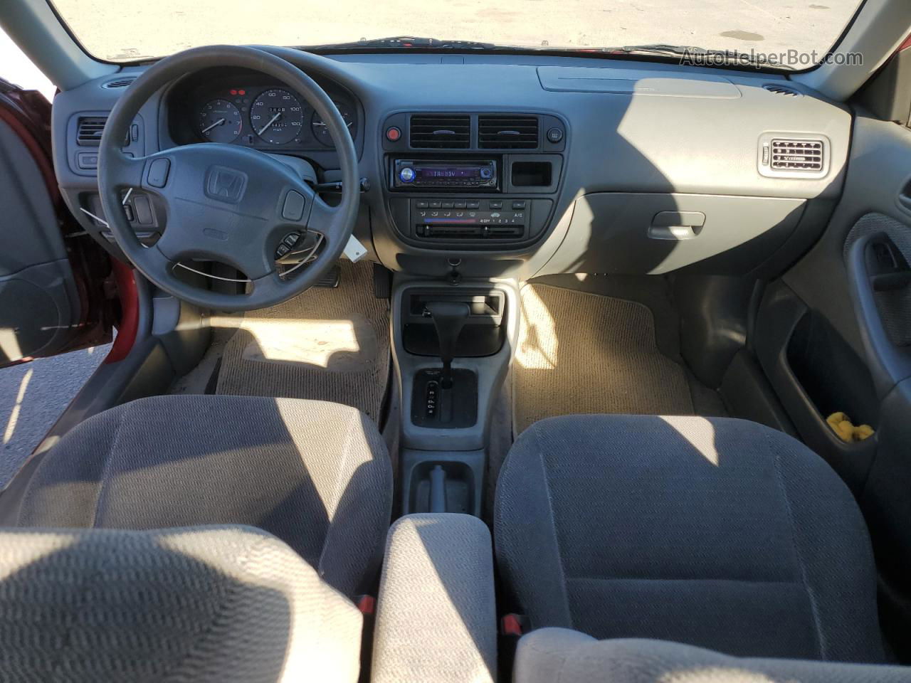 1998 Honda Civic Lx Red vin: 1HGEJ6670WL039867