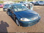 1998 Honda Civic Lx Green vin: 1HGEJ6670WL054529