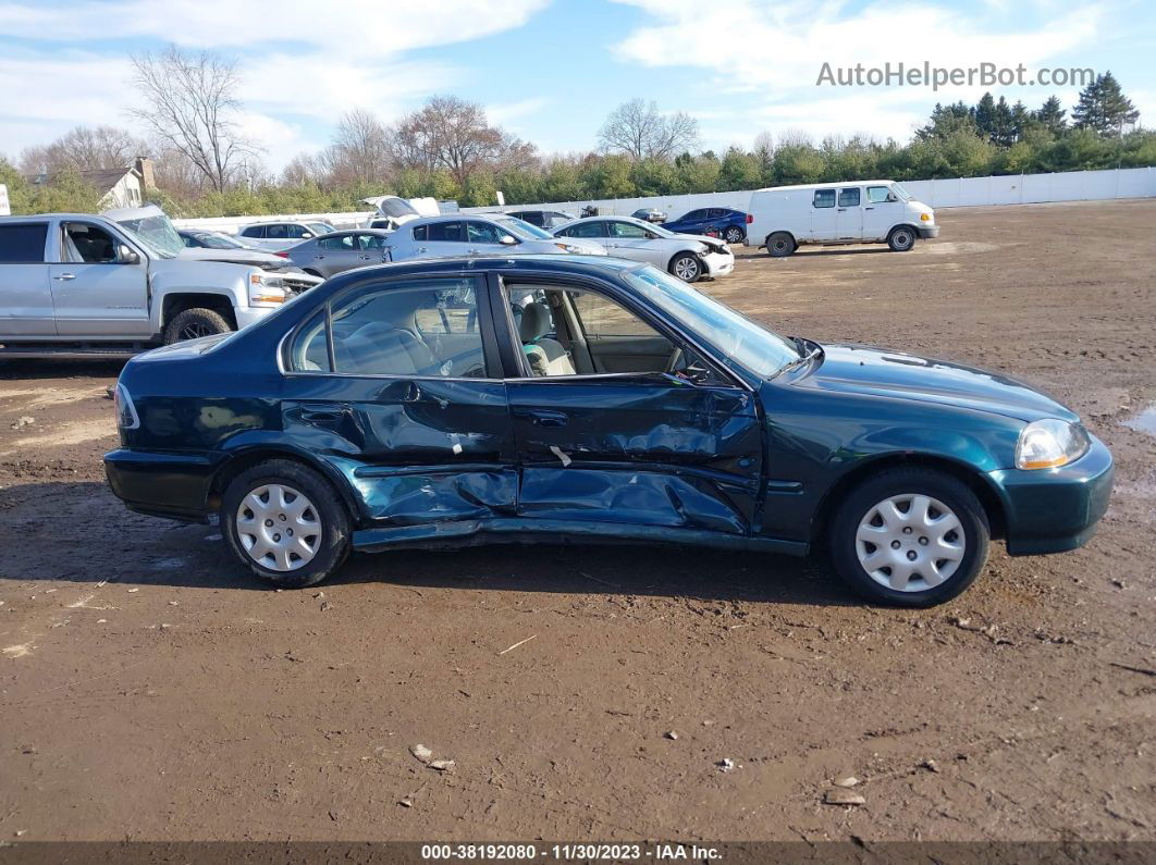 1998 Honda Civic Lx Green vin: 1HGEJ6670WL054529