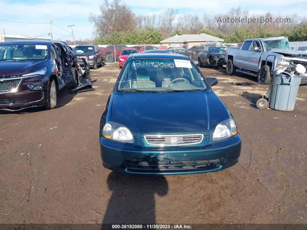 1998 Honda Civic Lx Зеленый vin: 1HGEJ6670WL054529