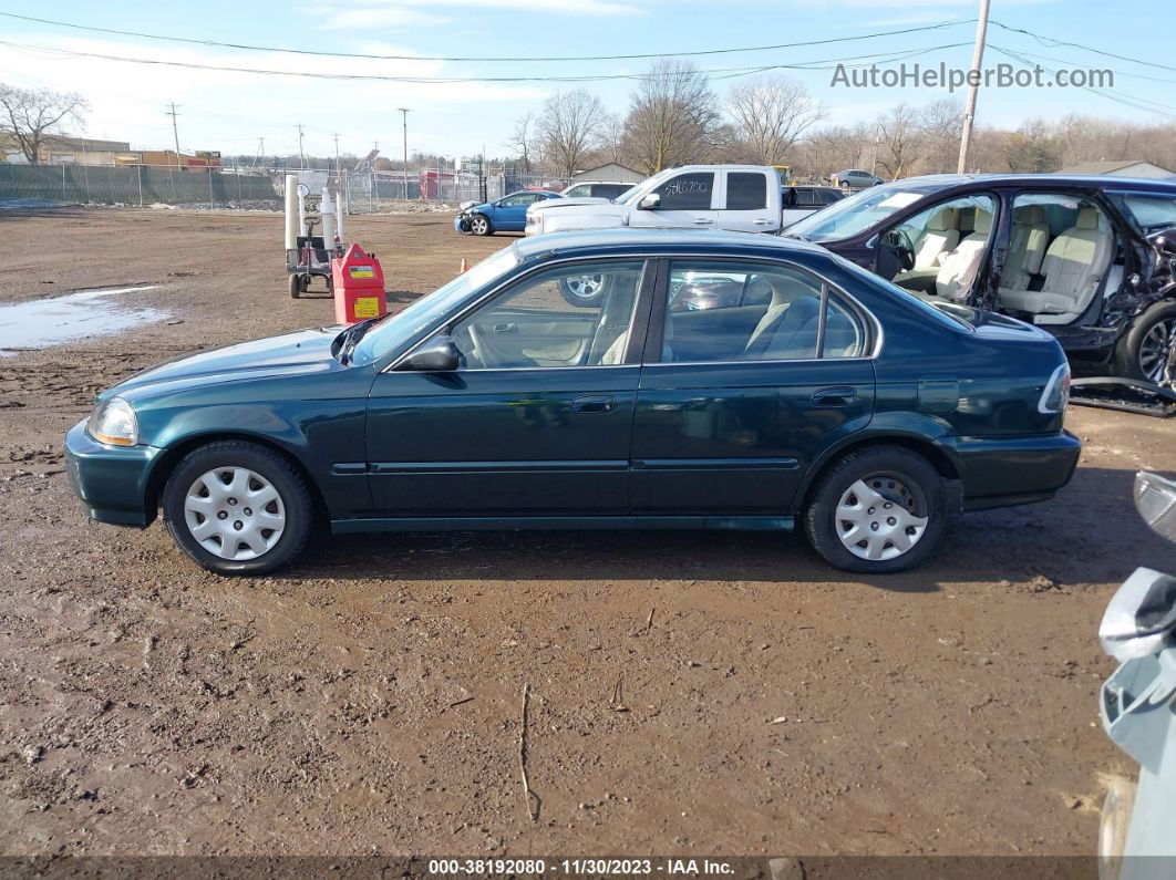 1998 Honda Civic Lx Зеленый vin: 1HGEJ6670WL054529