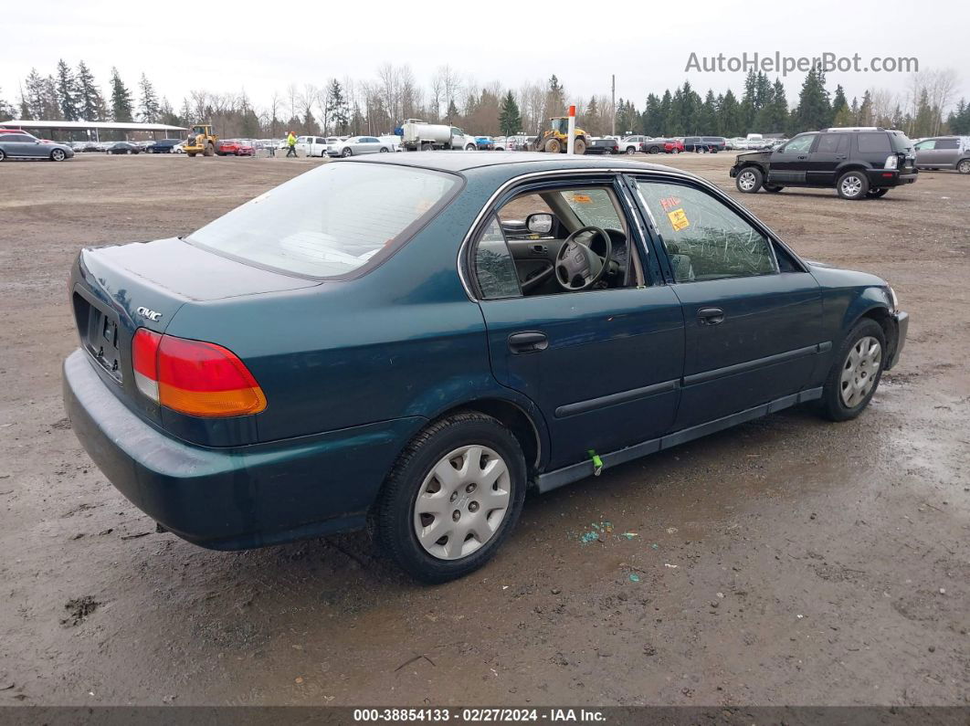 1998 Honda Civic Lx Зеленый vin: 1HGEJ6671WL048755