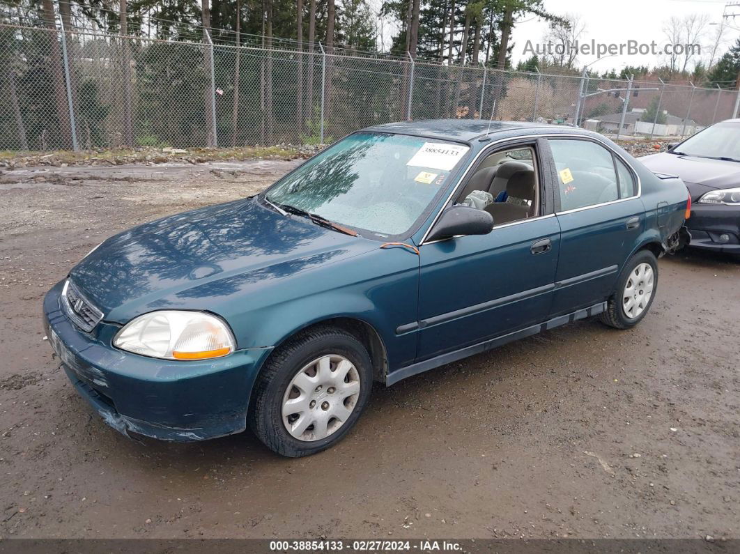 1998 Honda Civic Lx Green vin: 1HGEJ6671WL048755