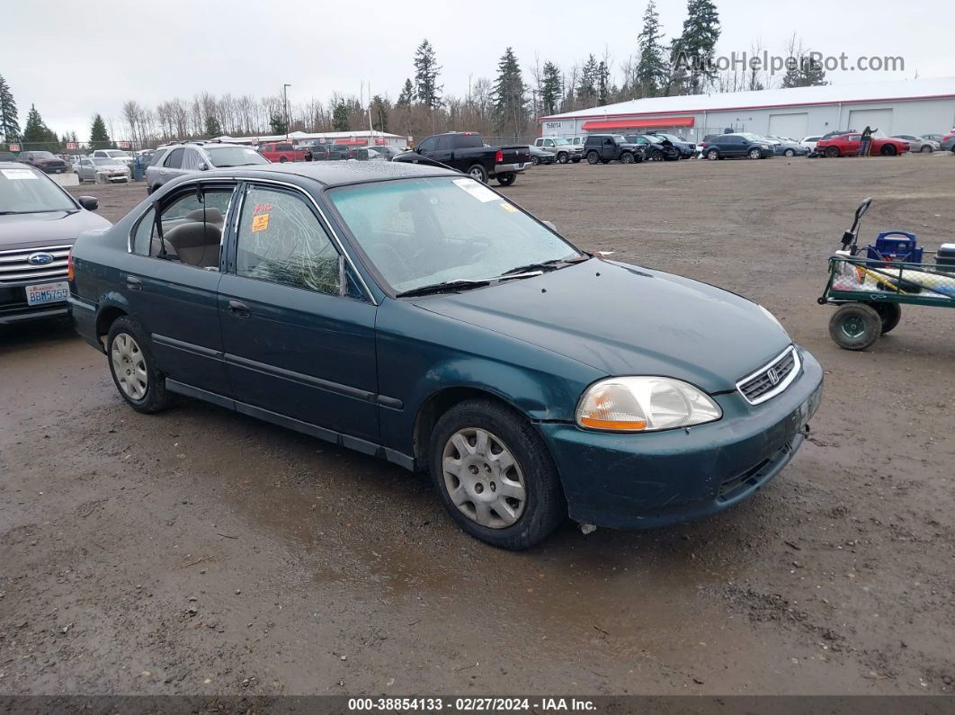 1998 Honda Civic Lx Зеленый vin: 1HGEJ6671WL048755