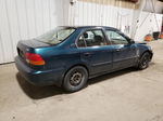 1998 Honda Civic Lx Teal vin: 1HGEJ6672WL048747