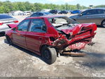 1998 Honda Civic Lx Burgundy vin: 1HGEJ6672WL053091