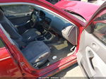 1998 Honda Civic Lx Burgundy vin: 1HGEJ6672WL053091