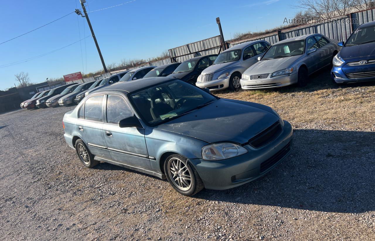 1996 Honda Civic Lx Blue vin: 1HGEJ6673TL048963