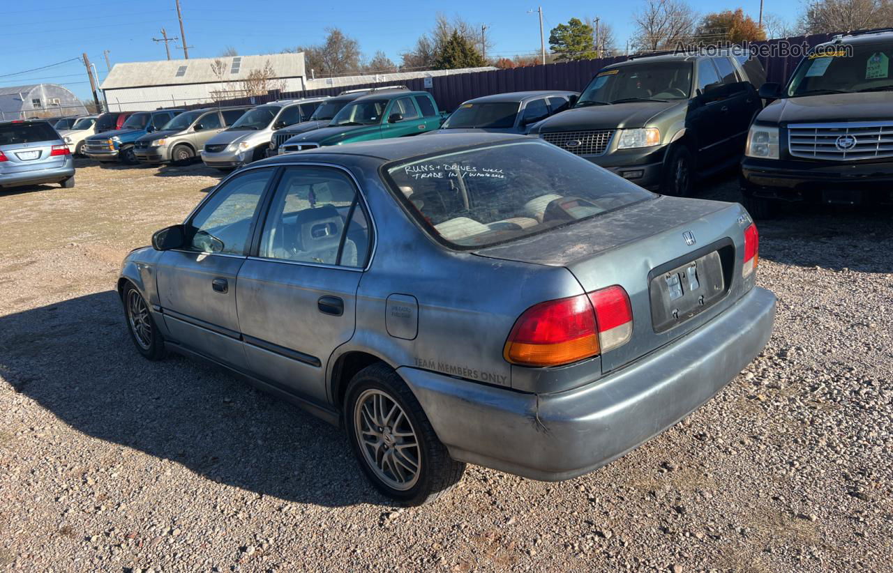 1996 Honda Civic Lx Blue vin: 1HGEJ6673TL048963