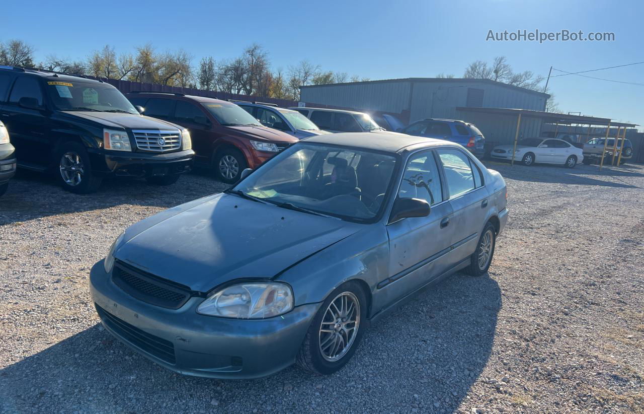 1996 Honda Civic Lx Blue vin: 1HGEJ6673TL048963