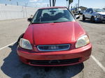 1998 Honda Civic Lx Red vin: 1HGEJ6673WL026790