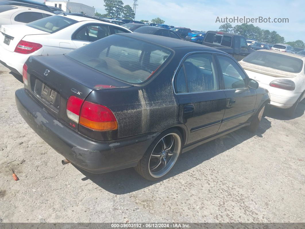 1998 Honda Civic Lx Black vin: 1HGEJ6674WL001008