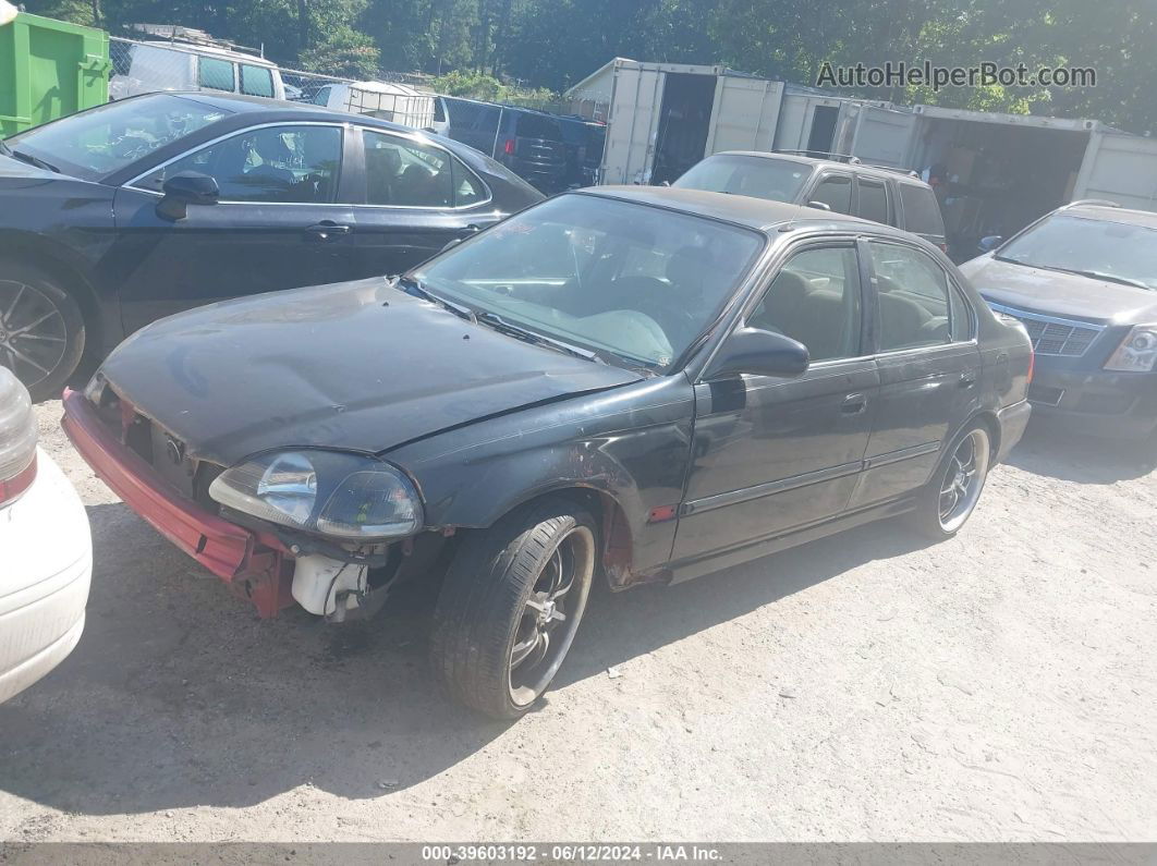 1998 Honda Civic Lx Черный vin: 1HGEJ6674WL001008