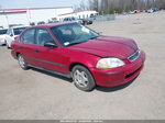 1998 Honda Civic Lx Red vin: 1HGEJ6675WL020778