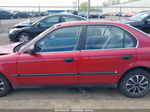 1998 Honda Civic Lx Red vin: 1HGEJ6676WL025973